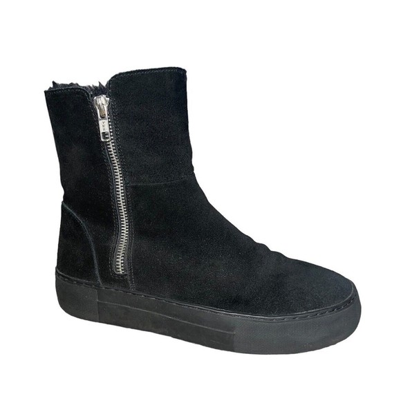 J Slides Shoes - J Slides Suede Booties Insulated Women’s 6.5